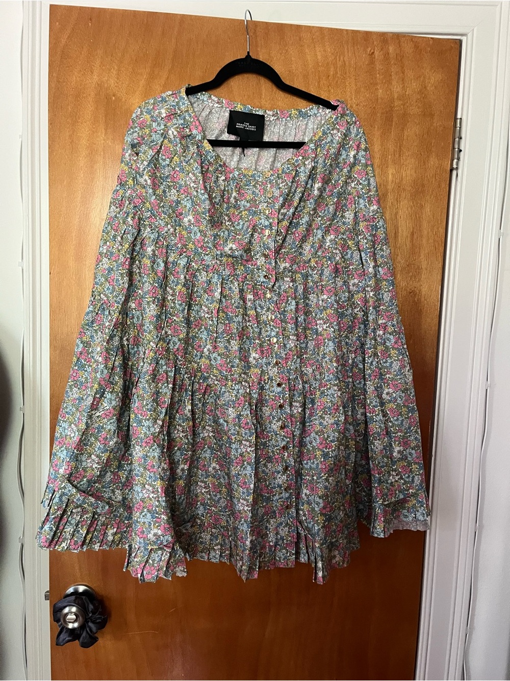 Marc Jacobs Floral Ruffle-Hem Skirt